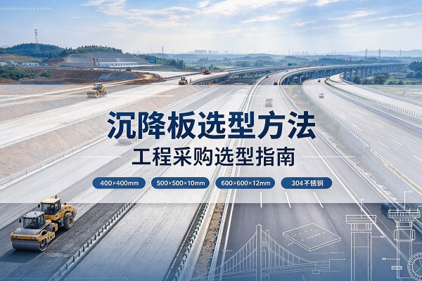 莫力达瓦沉降板选择方法