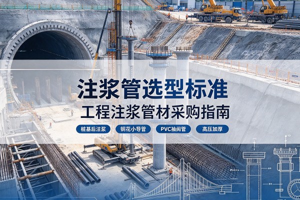 莫力达瓦注浆管选型标准