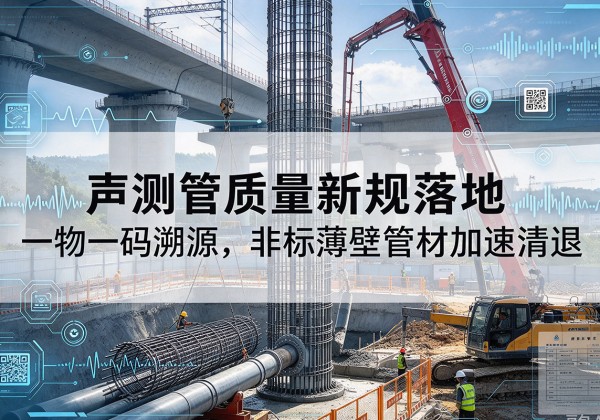 莫力达瓦声测管质量新规落地，一物一码溯源，非标薄壁管材加速清退