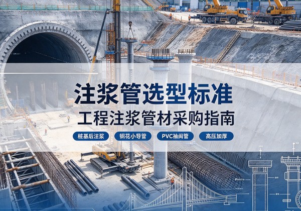 莫力达瓦注浆管选型标准